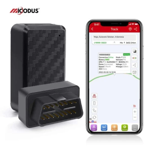 Tracker GPS OBD original, sans Installation, Abonnement illimité gratuit.