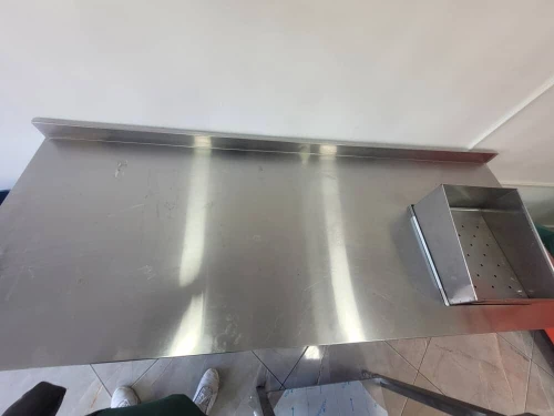 2 Table inox