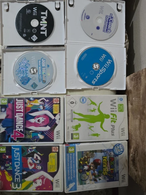 Lot Nintendo Wii أصلي | 11 ألعاب أصلية | جهاز Wii نضيف