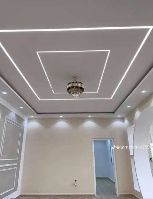 Décoration placo plâtre - électricité moderne