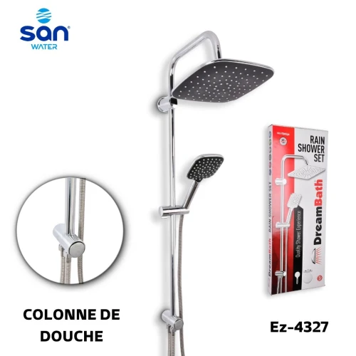 COLONNE DE DOUCHE RAIN SHOWER SET EN INOX DE LA MARQUE DREAMBATH BY SAN WATER