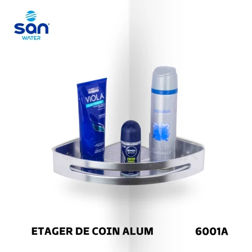 ÉTAGERE DE COIN EN ALUMINIUM DE LA MARQUE SAN WATER