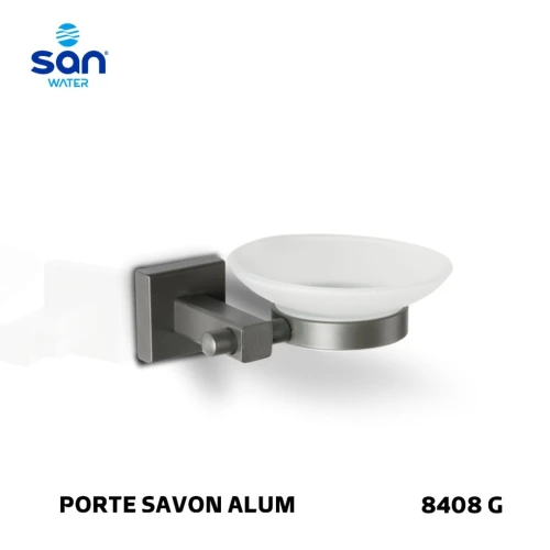 'ACCESSOIRES DE SALLE DE BAIN EN ALUMINUM  - 8 PIÈCES SÉPARÉES  - INOXYDABLE DE LA MARQUE SAN WATER