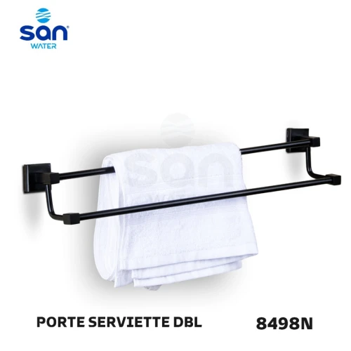 'ACCESSOIRES DE SALLE DE BAIN EN ALUMINUM  - 8 PIÈCES SÉPARÉES  - INOXYDABLE DE LA MARQUE SAN WATER