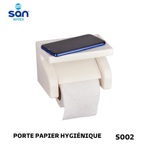 PORTE PAPIER HYGIENIQUE EN PLASTIQUE DE LA MARQUE SAN WATER