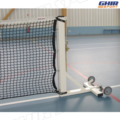 POTEAUX DE TENNIS DE LAWN EN ACIER MOBILE