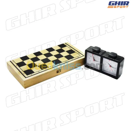 JEUX D'ECHEC 3 EN 1 + PENDULE  