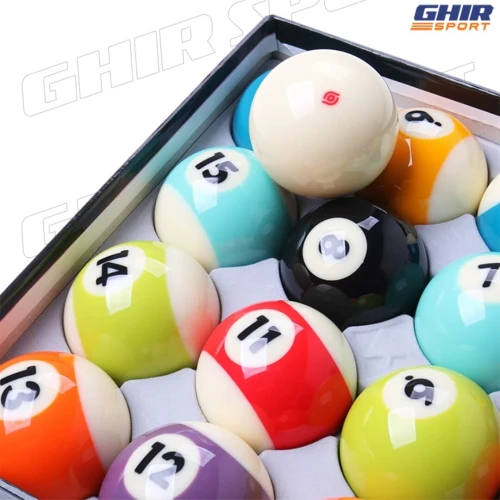 Jeu de billes ou Boules de billard Euler en résine - Diamètre 57 mm | 01446
