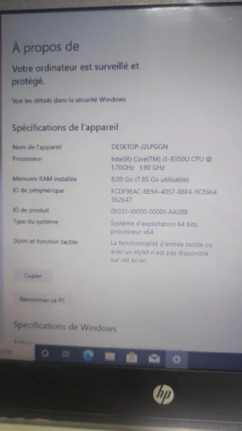 Hp i5 vpro 8g 8g ram