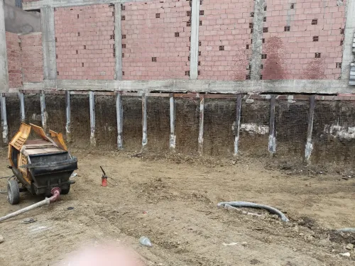 Travaux de blindage et stabilité des talus