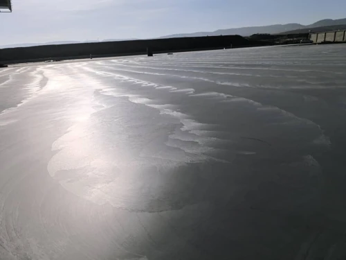 Béton lissé hélicoptère