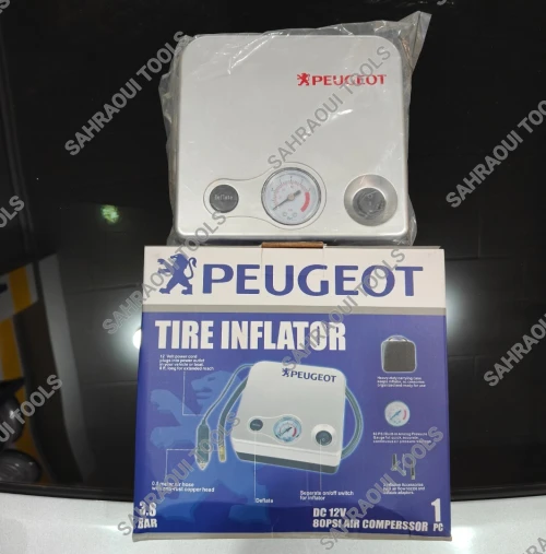 نفخ العجلات.Gonfleur de pneus portable