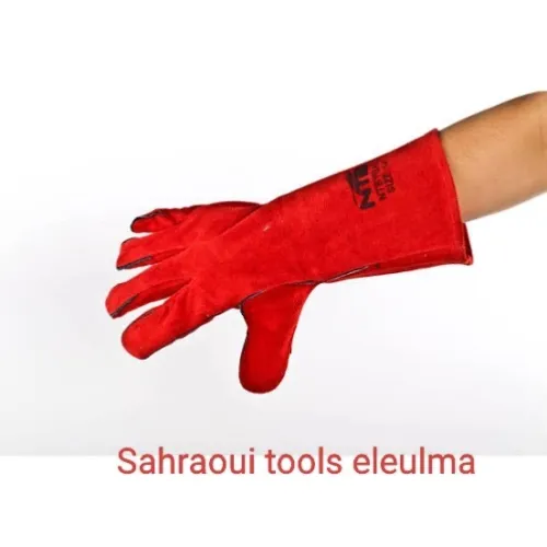 gant anti chaleur blue/rouge