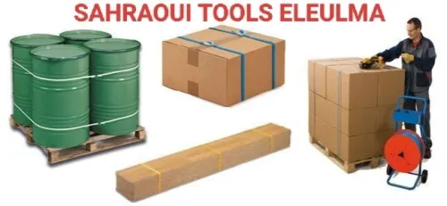 Feuillard PET plastique ou polyester 12CM ---1650MTR (18 KLG) 16CM--1400MTR(18K)