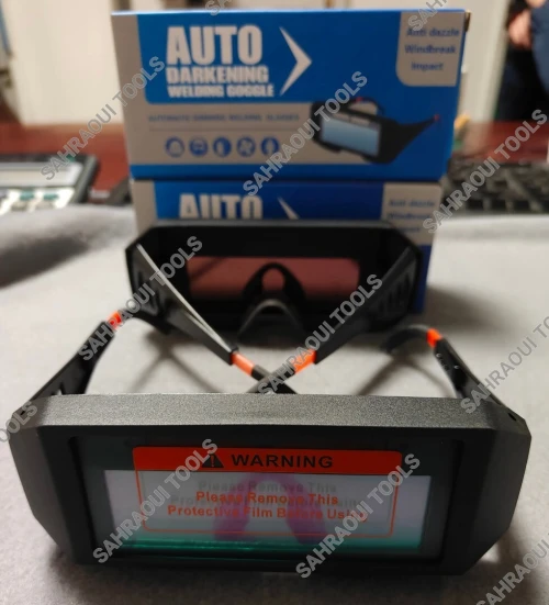 Lunettes de soudage à obscurcissement automatique -Lunettes réglables