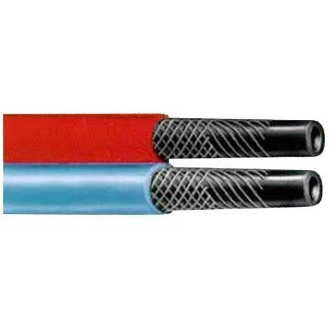 Tuyau pression acetylene oxygène  Diamètre : 8x15mm Couleur : Rouge/Blue