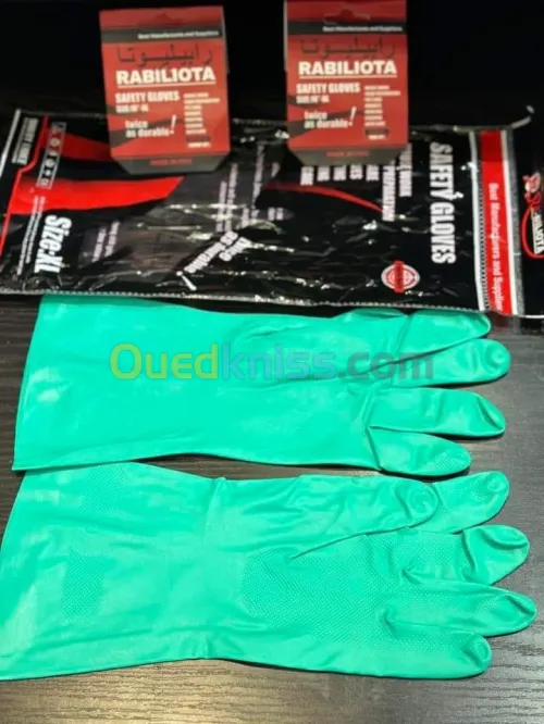 GANT NITRILE VERT LONGS 