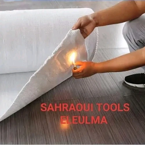Couverture anti feu en fibre de verre en rouleau