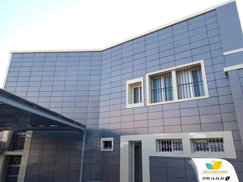 Revêtement façade ventilée  alucoband/ céramique /mur rideaux