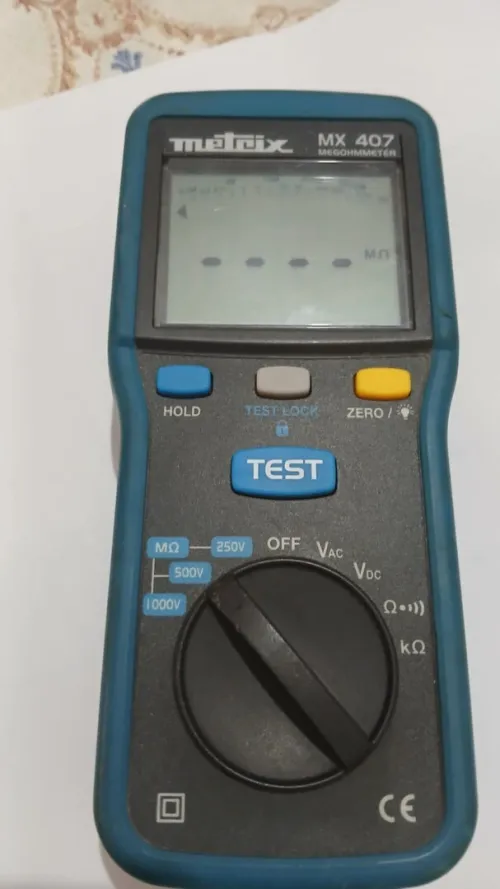 Testeur d'isolement  Metrix MX407