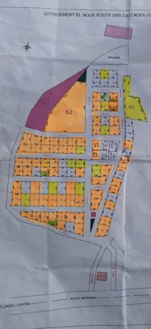 Vente Terrain Tlemcen Tlemcen