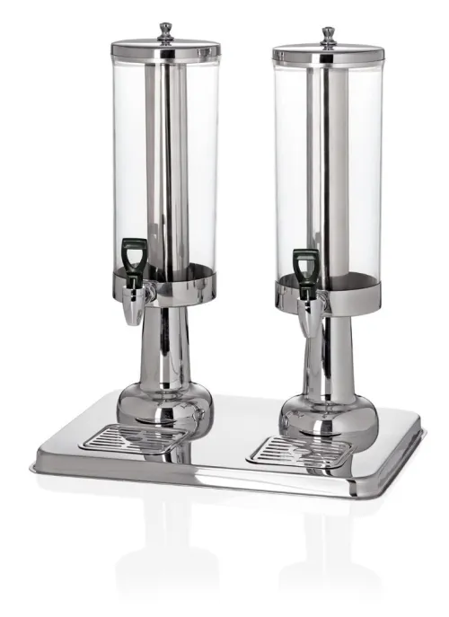 Comptoir et distributeur et table en inox