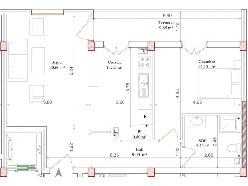 Vente Appartement Béjaïa Souk el thenine