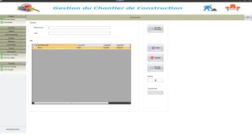 logiciel Gestion du chantier de construction