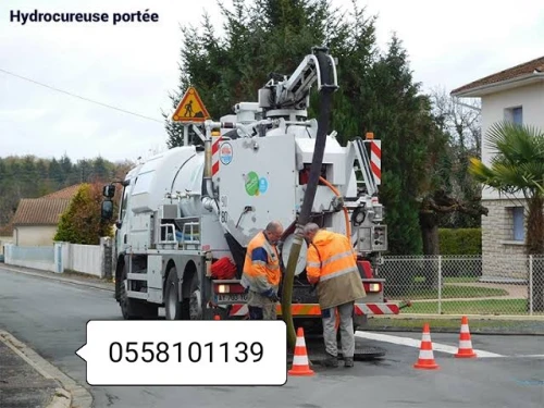 Camion vidange fosse septique Débouchage canalisation curage