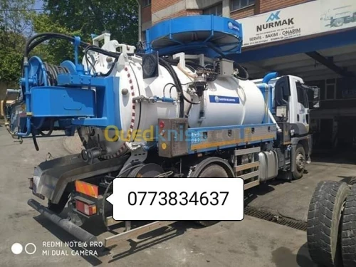 Service Débouchage canalisation curage vidange fosse septique.