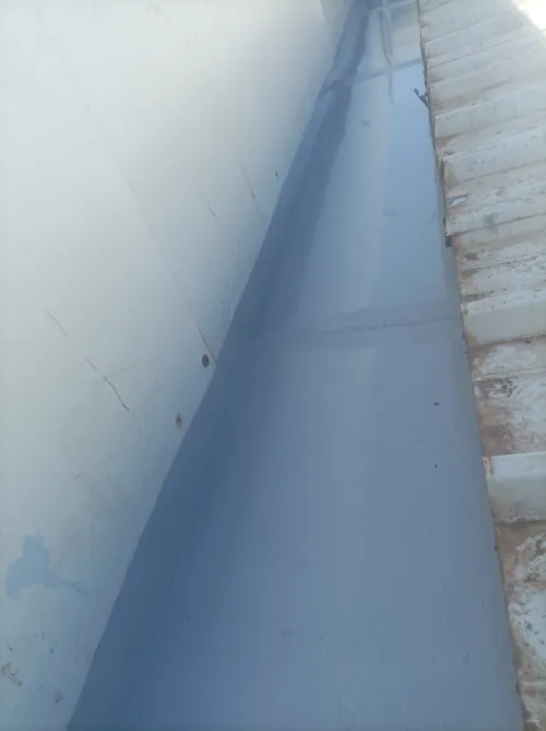 étanchéité membrane et étanchéité liquide des chenaux en polyuréthane et  traitement de joint