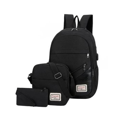 Sac A Dos - Cartable 3 Pieces + Sortie Powerbank 