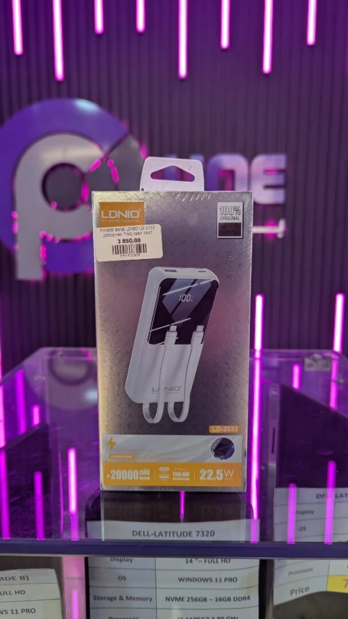 POWER BANK LDNIO TWO WAY FAST CHARGING 22.5W