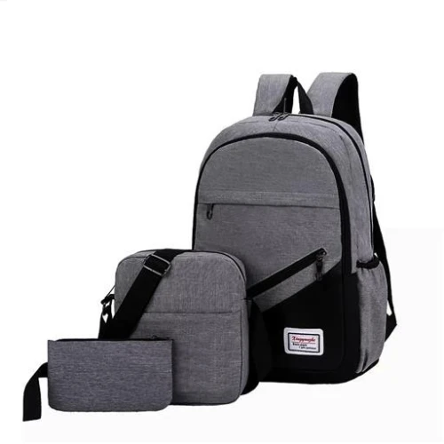 Sac A Dos - Cartable 3 Pieces + Sortie Powerbank 