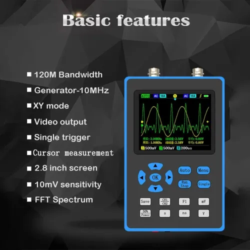 Oscilloscope numérique 2 canaux