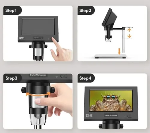 Microscope LCD 4.3"
