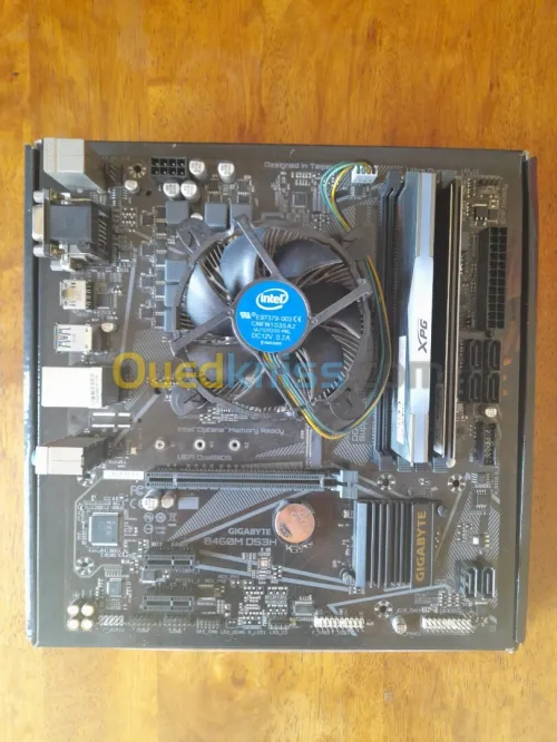 PACK PC Complet + Carte mere b460 + i3 10100 + 16 Go RAM + alimentation + Carte wifi/Bluetooth 