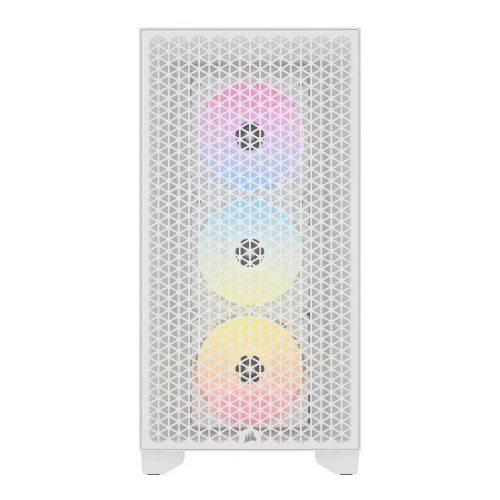 BOITIER CORSAIR 3000D RGB AIRFLOW TG MID WHITE