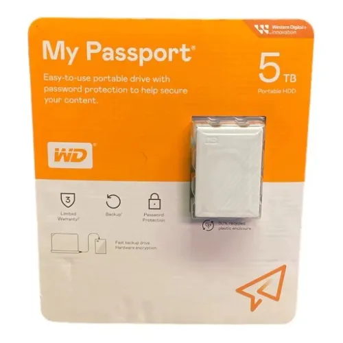 DISQUE DUR PORTABLE MY PASSPORT 5 TB