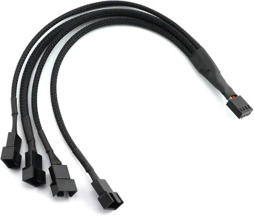 CABLE REPARTITEUR DE VENTILATEUR PWM PC 4 BROCHES 1 