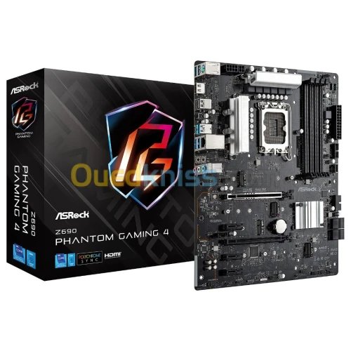 CARTE MERE ATX  ASROCK Z690 PHANTOM GAMING 4 SOCKET 1700 