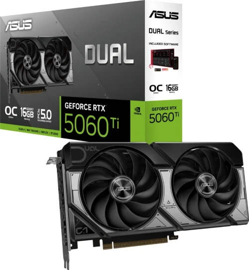 ASUS DUAL GEFORCE RTX 5060 TI 16GB GDDR7 OC EDITION