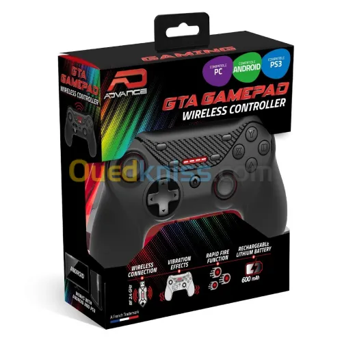 MANETTE SANS FIL POUR PC / PLAYSTATION 3 / ANDROID TV ADVANCE GTA GAMEPAD