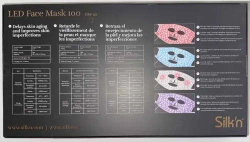 Silkn LED Face Mask 100  Masque de soin visage à LED