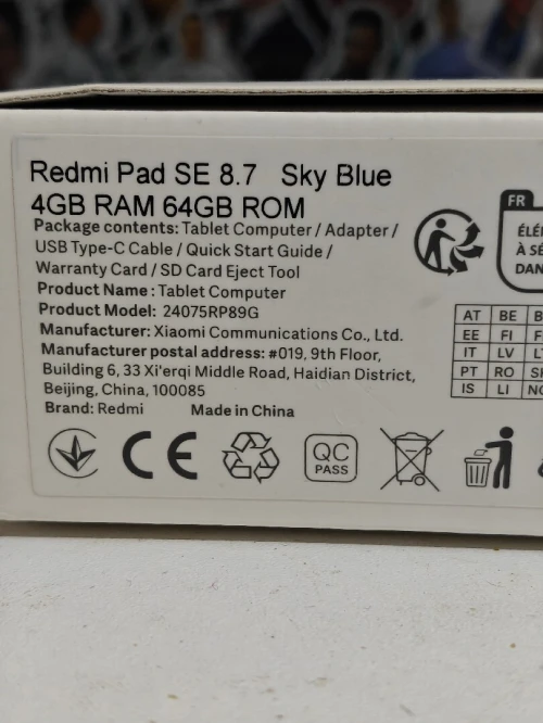 Redmi pad se 8.7 4/64 gb