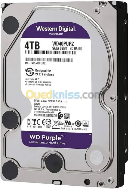 WD Purple 4TB Surveillance Hard Disk Drive