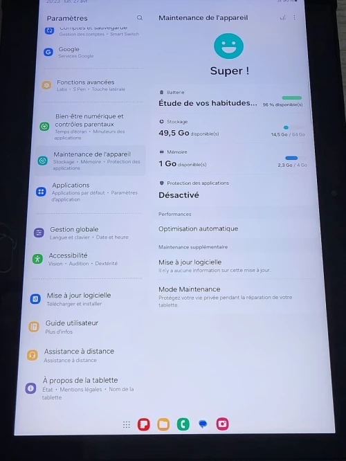 SAMSUNG Galaxy Tab ACTIVE4 Pro | 5G | 10 POUCES | 64GB | étanche | puce rapide vous permet d'utiliser tous vos jeux et services de streaming en toute fluidité.