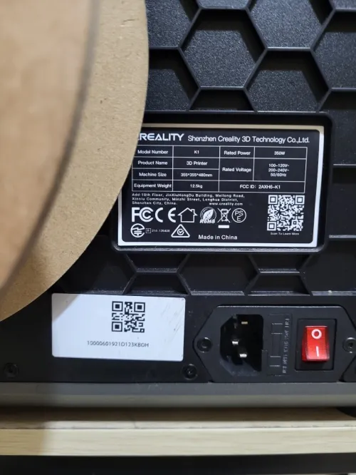 Creality K1 Imprimante 3D, 600mm/s Ultra Rapide Vitesse Impression, 300C Haute-Temp Buse