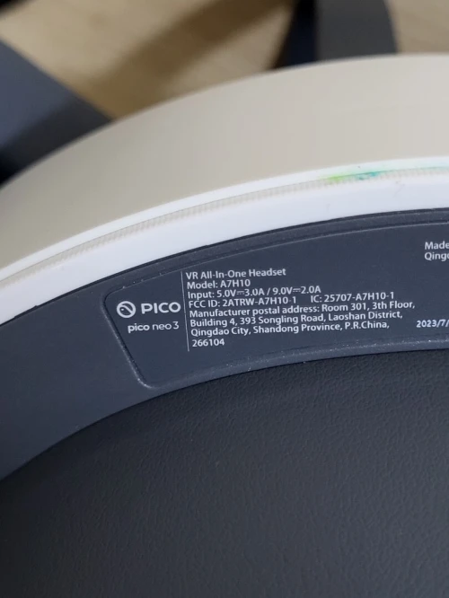 Casque Neo 3 Lunettes VR tout-en-un Jeu de réalité virtuelle qualité d'image 4K UHD Sans fil 256GB