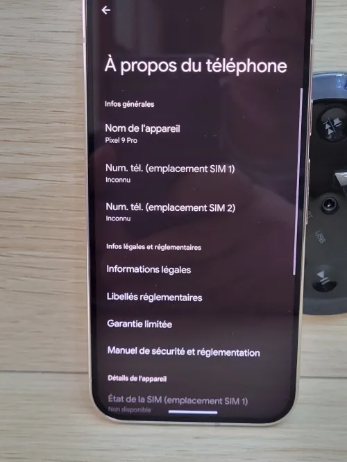 GOOGLE PIXEL 9 Pro 5G 128GB BLANC PORCELAINE